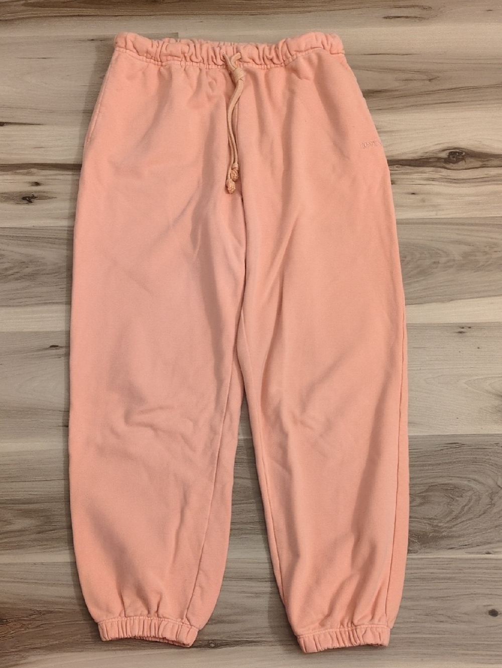 EUC Levi's® WFH Sweatpants Peach Orange Size Medium 100% Cotton